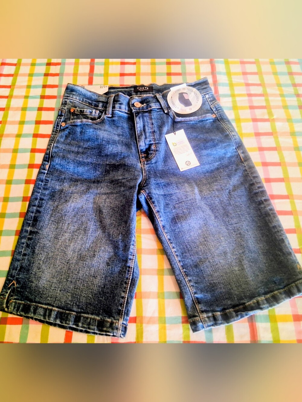 NWT Ladies Blue Jean Shirts, By Curve Appeal Sz 2/26,